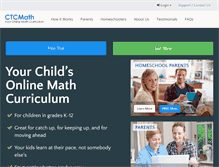 Tablet Screenshot of ctcmath.com